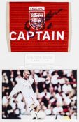 David Beckham signed England captain's armband,