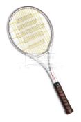 An Adidas GTM fibreglass tennis racquet, circa 1980,