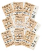 Nine 1966 World Cup tickets, all at Wembley, comprising Final Tie, 2 x 1/4f,