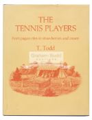 Tennis book, “The Tennis Players, from Pagan Rites to Strawberries and Cream” by Tom Todd,