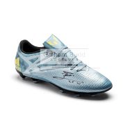 Lionel Messi signed football boot, right foot matte ice, Messi 15.