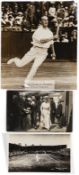A rare collection of tennis Trim postcards,