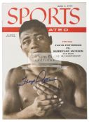 Sports Illustrated Magazine, signed by the boxer Floyd Patterson, issued 4th June 1956,