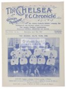 Chelsea v Glasgow Celtic friendly match programme 18th April 1923, ex Bound Volume, no writing,
