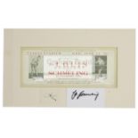 Joe Louis & Max Schmeling double-signed presentation,