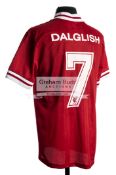 Kenny Dalglish signed Liverpool 1984 European Cup Final replica jersey,