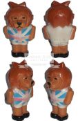 Original 1966 World Cup Willie mascot, with official FA licensed product stamp,