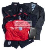 Terry Venables England apparel from his spell as assistant coach to Steve McLaren,