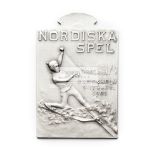 A scarce medal awarded at the first Nordiska Spel [Nordic Games] held at Stockholm in 1901 -