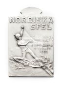 A scarce medal awarded at the first Nordiska Spel [Nordic Games] held at Stockholm in 1901 -