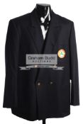 Maurice Setters' Republic of Ireland official blazer, navy blue wool, Made in Ireland,