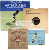 A truly unique tennis related gramophone record collection,
