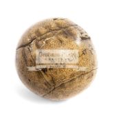 William & John Gourlay of Musselburgh feather golf ball circa 1840,