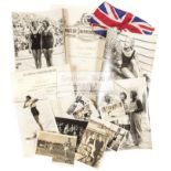 Jean Gilbert autographed photographs and memorabilia relating to the 1936 Berlin Olympics,