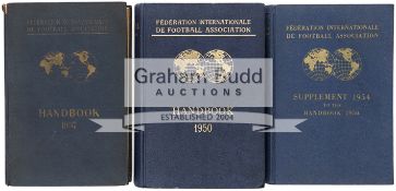 Two scarce FIFA Handbooks for 1937 and 1950,