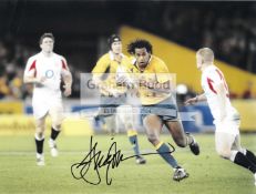 Australian Wallabies official Jersey signed by 2013 Australian team v British and Irish Lions (2-1