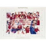 "The Ferguson Years" an autographed Manchester United limited edition print,