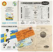 Collection of Swedish football programmes, programmes, Goteborg v Budapest 9.7.