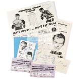An interesting collection relating to boxing events held in Sweden,