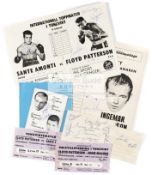 An interesting collection relating to boxing events held in Sweden,