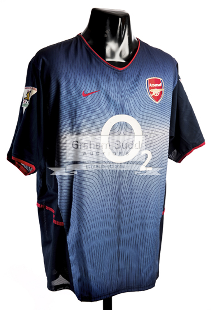 Sylvain Wiltord blue Arsenal No. - Image 2 of 2