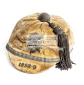 A Yorkshire county rugby cap awarded to T Hambleton of Castleford RFC in 1898-99,