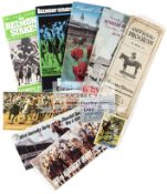 A collection of Official American Horse Racing Programmes, dating from 1945 to 1990,