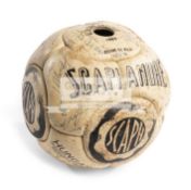 A football signed by the AS Sainte-Etienne team who won the French Division 1 Championship in