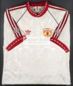 Mick Hucknall Manchester United Memorabilia Collection: Neil Webb white Manchester United No.