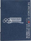 A Spectacle of Tokyo Olympics 1964 Japan Olympic Games Souvenir Book, the green bound volume,