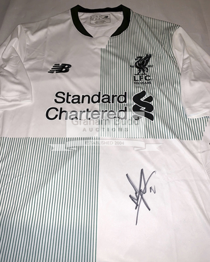 A group of four signed Liverpool FC replica jerseys, - Image 2 of 4