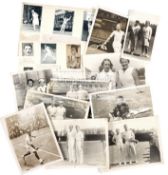 A collection of Tennis Press Photographs dating from the 1920's and 1930's,