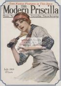 A collection of tennis prints, a miscellany from 19th century issues to modern limited editions,