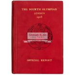 Official Report for the London 1908 Olympic Games, by Theodore Andrea Cook,