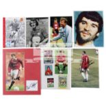 Manchester United autographs collection, signed photographs, pictures, collector's cards,