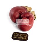 A pair of Joe Bugner boxing gloves,