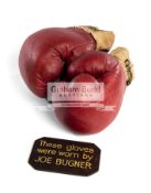 A pair of Joe Bugner boxing gloves,
