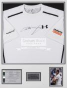 A tennis shirt worn by Andy Murray when winning his second Wimbledon men's singles title in the