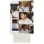 Muhammad Ali signature, to plain white paper,