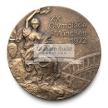 Munich 1972 Olympic Games bronze third-place prize medal, unawarded,