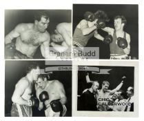 A collection of over 250 b&w boxing press photographs mostly 1960s,