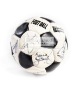 A Liverpool signed football circa 1980s,