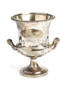 A Regency era silver trophy for the hare coursing meeting held at Letcombe Bowers in 1815,