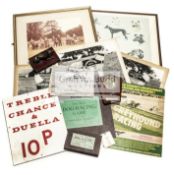 Greyhound racing memorabilia, comprising: an item of signage ex-White City Stadium,