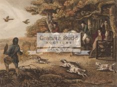 After Samuel Howitt (1765-1822) A GROUP OF 11 COUNTRY PURSUITS PRINTS: DUCK HAWKING,