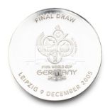 Germany 2006 FIFA World Cup Final Draw medal, by Bertoni (Italy),