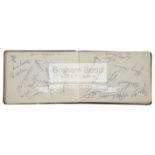 A fine autograph album, compiled by the Football Referees Association,