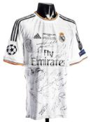 Team-signed Ronaldo Real Madrid No.