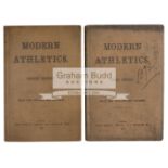 Two rare volumes of Modern Athletics by Henry Fazakerley Wilkinson,