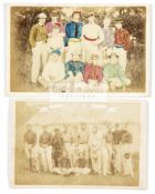 Two extremely rare Cricket in Ireland team photographs dating from 1863,